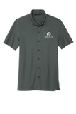 MERCER+METTLE Stretch Pique Full-Button Polo