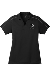 Sport-Tek Ladies Micropique Sport-Wick Piped Polo